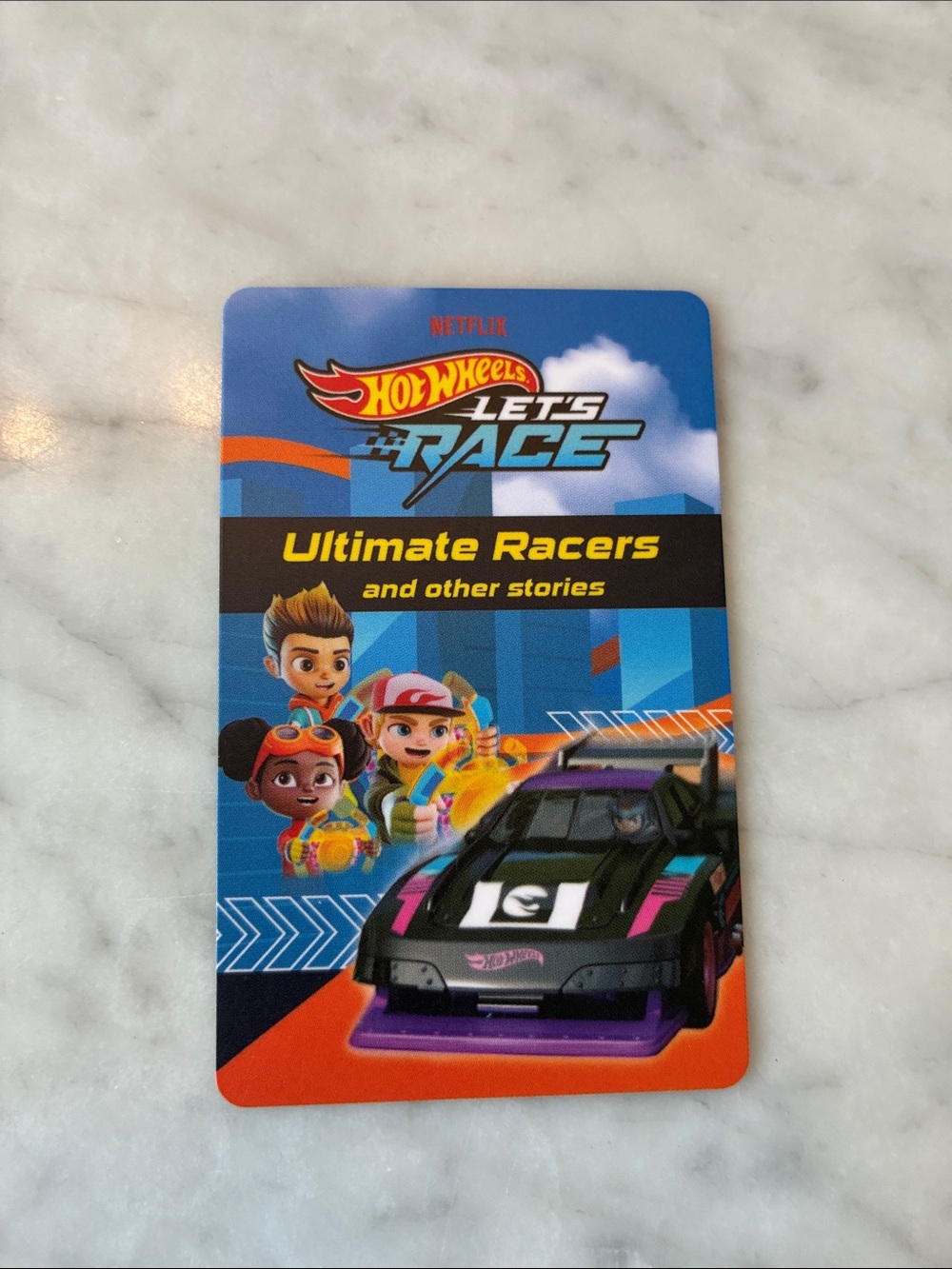 Hot Wheels Let's Race Ultimate Racers Collectible Card - Blue